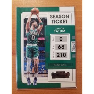 2021-2022 Panini Contenders #44 Jayson Tatum - Celtics - NBA - Freshly Pulled